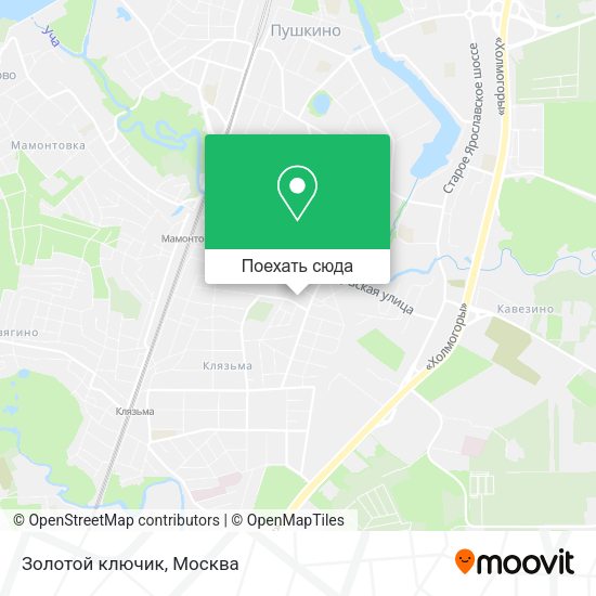 Карта Золотой ключик