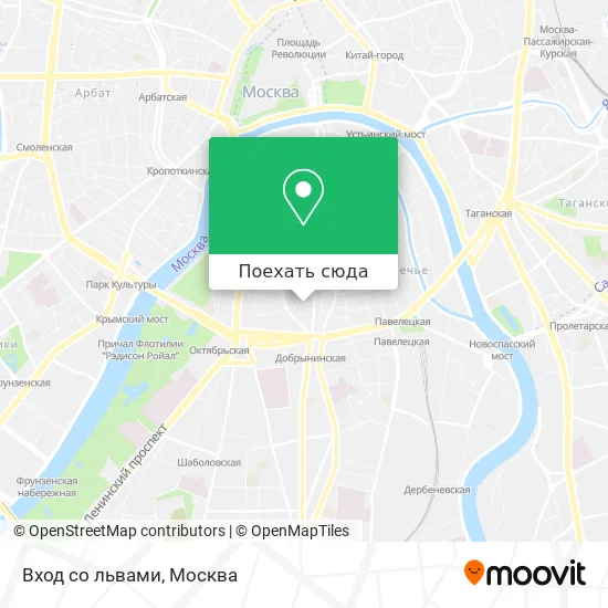 Карта Вход со львами