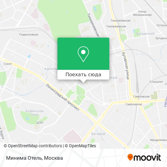 Карта Минима Отель