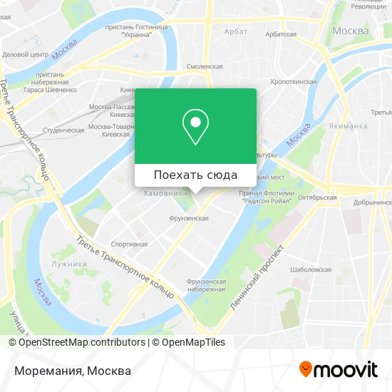 Карта Моремания