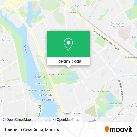 Карта Клиника Семейная