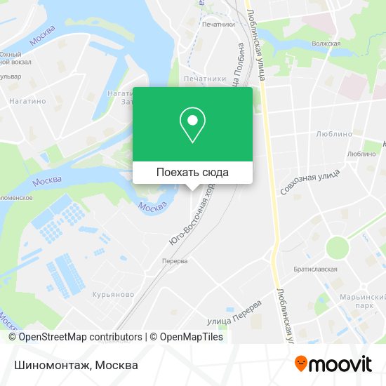 Карта Шиномонтаж