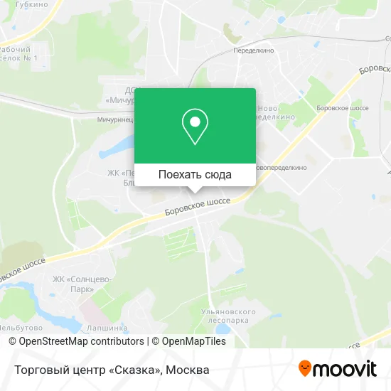 Карта Торговый центр «Сказка»