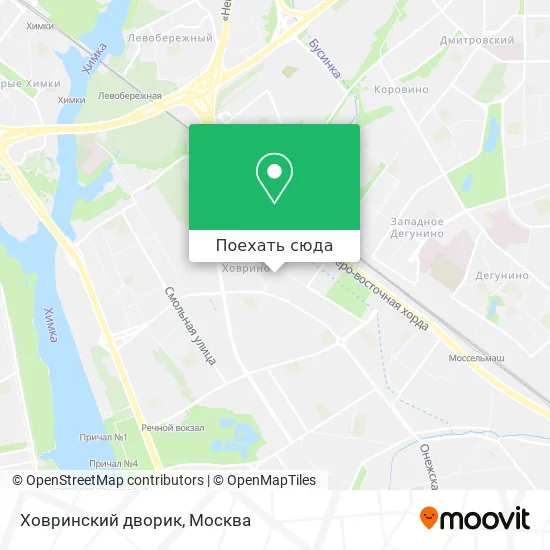 Карта Ховринский дворик