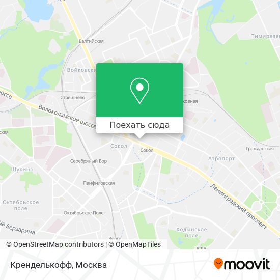Карта Кренделькофф