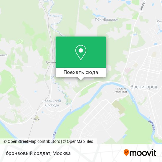 Карта бронзовый солдат