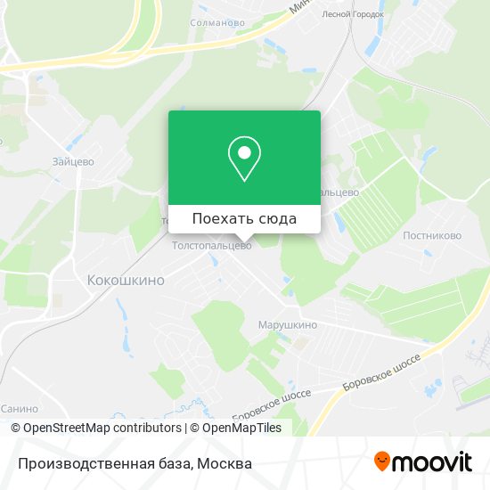 Карта Производственная база