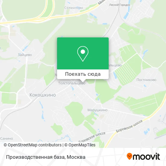 Карта Производственная база