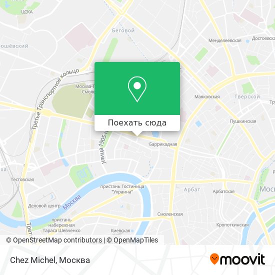 Карта Chez Michel
