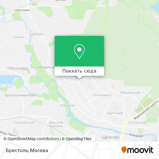 Карта Бристоль