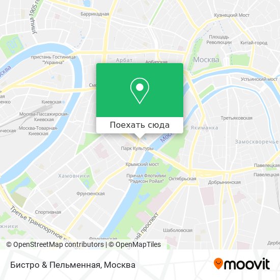 Карта Бистро & Пельменная