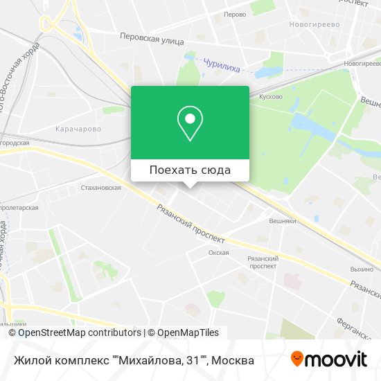 Карта Жилой комплекс ""Михайлова, 31""