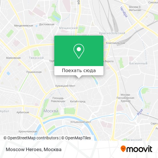 Карта Moscow Heroes