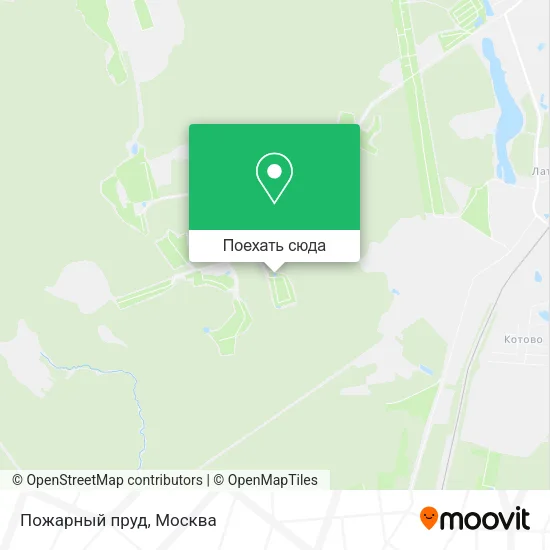 Карта Пожарный пруд