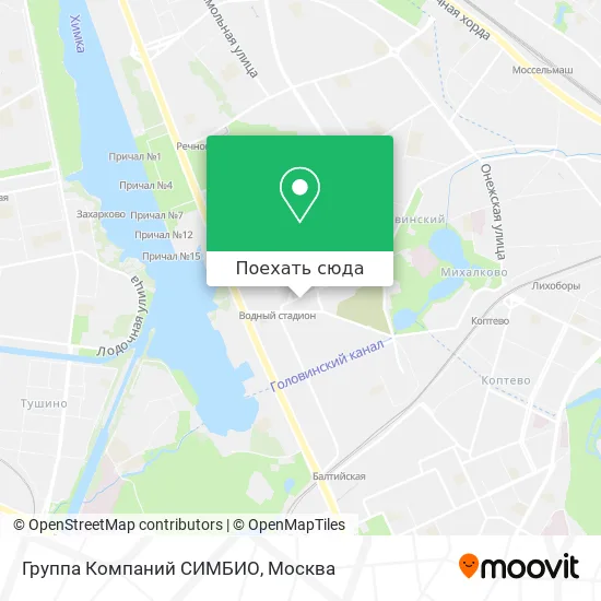 Карта Группа Компаний СИМБИО