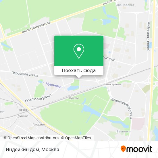 Карта Индейкин дом