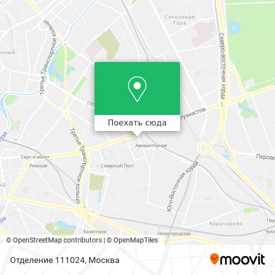 Карта Отделение 111024