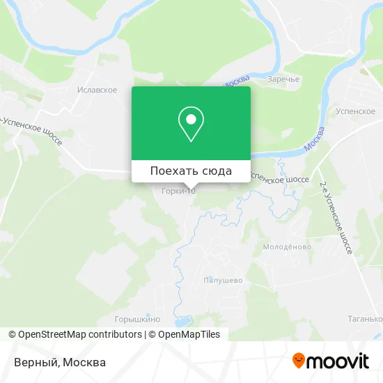 Карта Верный