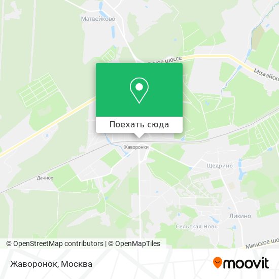 Карта Жаворонок