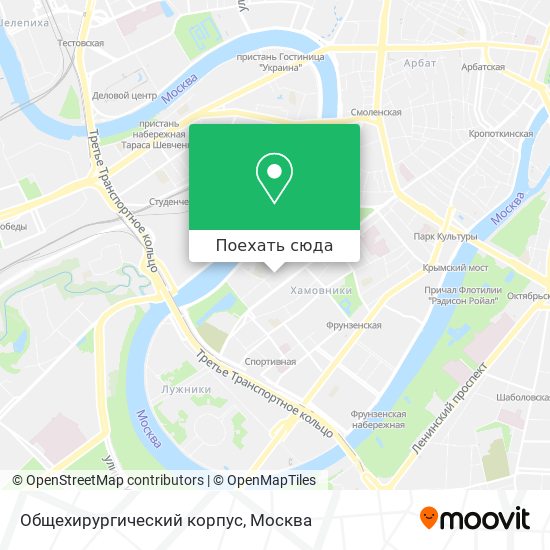 Карта Общехирургический корпус