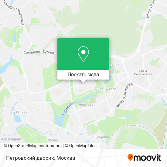 Карта Петровский дворик