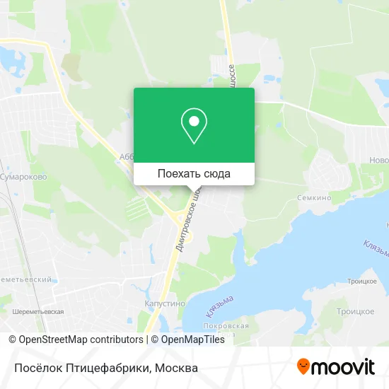 Карта Посёлок Птицефабрики