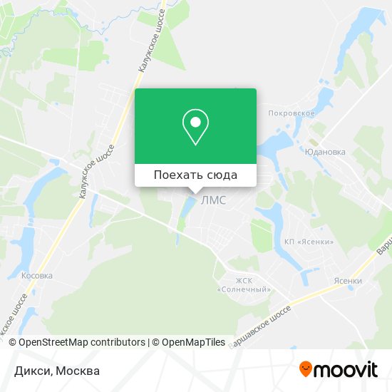 Карта Дикси