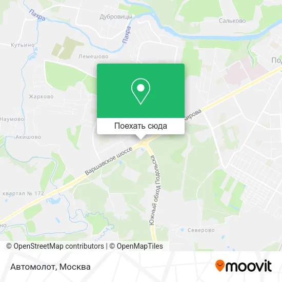Карта Автомолот