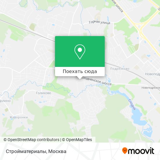 Карта Стройматериалы