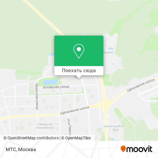Карта МТС