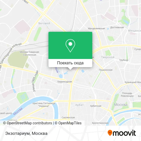 Карта Экзотариум