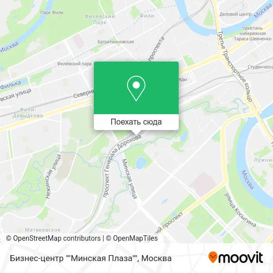 Карта Бизнес-центр ""Минская Плаза""