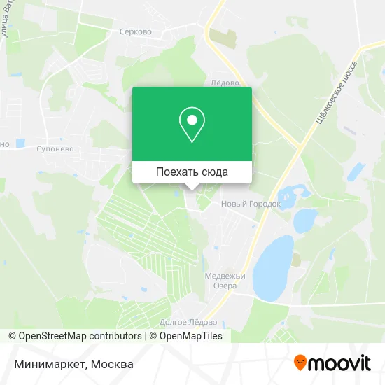 Карта Минимаркет