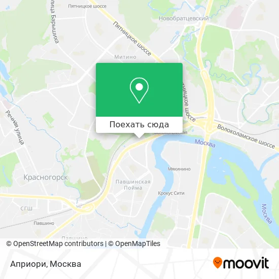 Карта Априори