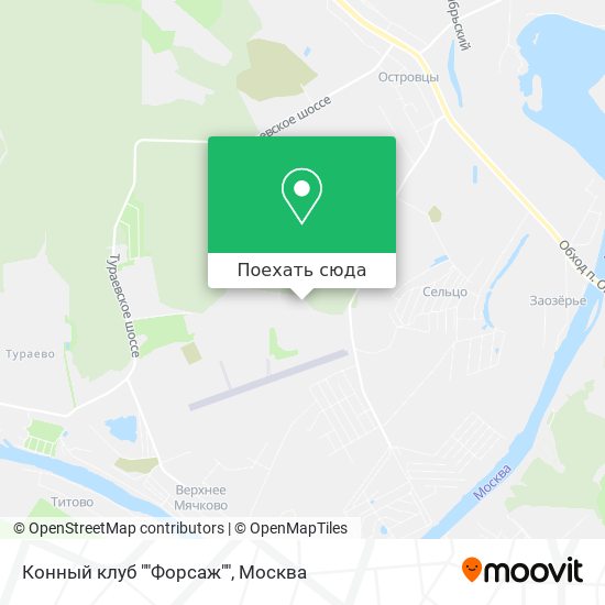 Карта Конный клуб ""Форсаж""