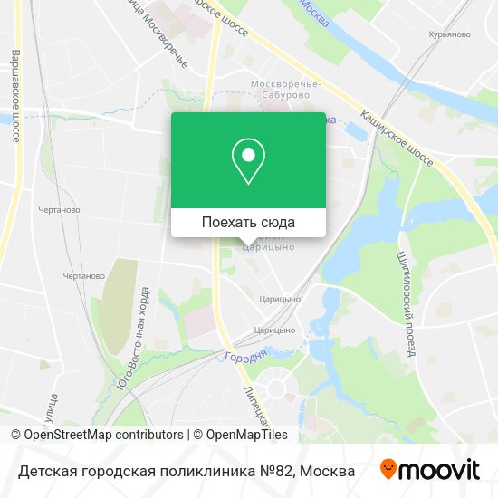 Карта Детская городская поликлиника №82