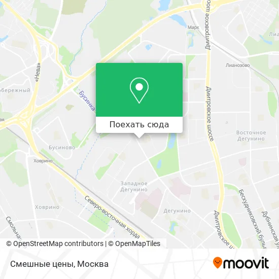 Карта Смешные цены