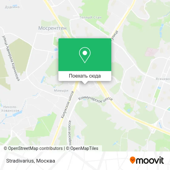 Карта Stradivarius