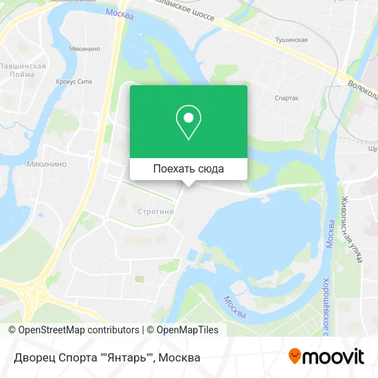Карта Дворец Спорта ""Янтарь""