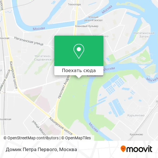 Карта Домик Петра Первого