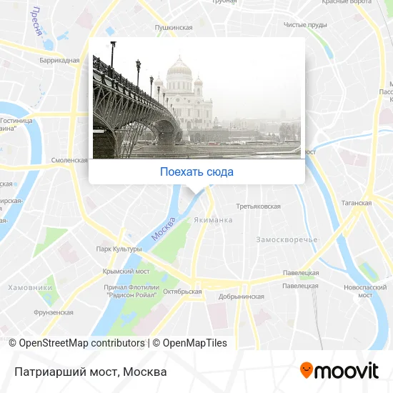 Карта Патриарший мост