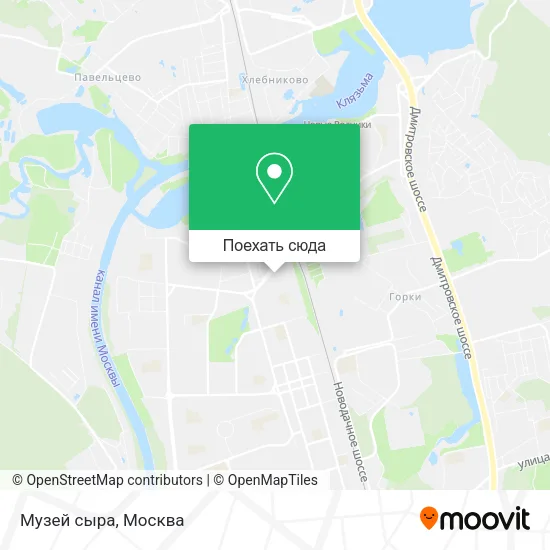Карта Музей сыра