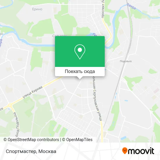 Карта Спортмастер