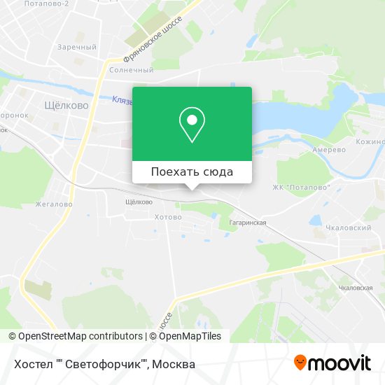 Карта Хостел "" Светофорчик""