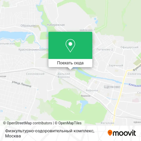 Карта Физкультурно-оздоровительный комплекс