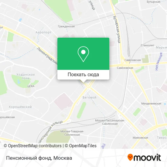 Карта Пенсионный фонд