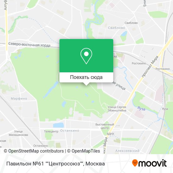 Карта Павильон №61 ""Центросоюз""