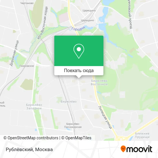 Карта Рублёвский