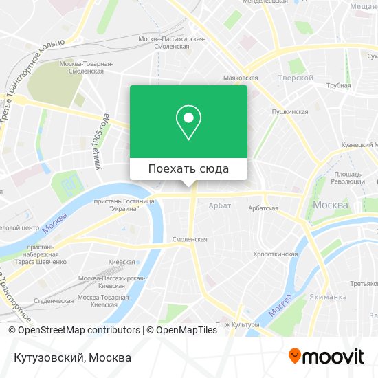 Карта Кутузовский