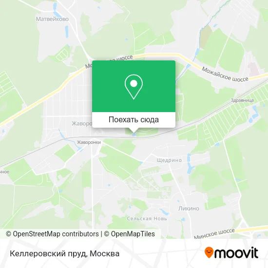 Карта Келлеровский пруд